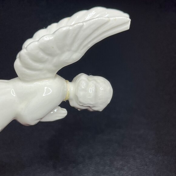 Goebel Sacrart Germany White Porcelain Praying Angel Figurine - Picture 6 of 8